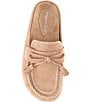 Copper Key Kit Suede Tassel Bow Clog Mules - Image 5