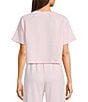 Copper Key Knit Boxy Coordinating Lounge Tee - Image 2