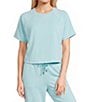 Copper Key Knit Boxy Coordinating Lounge Tee - Image 5