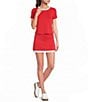 Copper Key Knit Cheer Coordinating Mini Skort - Image 3