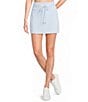 Copper Key Knit Tie Waist Coordinating Skort - Image 1