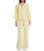 Copper Key Knit Wide Leg Pull On Coordinating Pants - Image 3