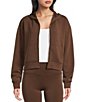 Copper Key Knit Zip Up Coordinating Hoodie - Image 1