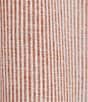 Copper Key Linen Stripe Coordinating Crop Camp Shirt, Color:Red - Image 7