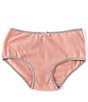 Color:Dusty Pink - Image 1 - Adventure Wear by Copper Key Little Girl 2T-5 Bow Detail Cotton Brief Panties