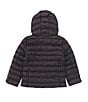 Color:Black - Image 2 - Little Girls 2T-6X Channel Puffer