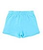 Color:Blue - Image 2 - Little Girl 2T-6X Dolphin Shorts