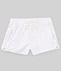 Color:White - Image 1 - Little Girl 2T-6X Dolphin Shorts