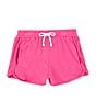 Color:Fuchsia - Image 1 - Little Girl 2T-6X Dolphin Shorts