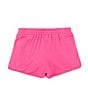 Color:Fuchsia - Image 2 - Little Girl 2T-6X Dolphin Shorts
