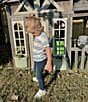 Copper Key Little Girls 2T-6X Knit Wide Stripe Boxy T-Shirt, Color:Blue - Image 3