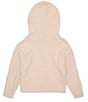 Color:Pink - Image 2 - Little Girl 2T-6X Quarter Zip Pullover