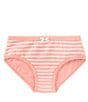 Color:Pink - Image 1 - Little Girl 2T-6X Striped Panty