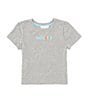 Color:Heather Grey - Image 1 - Little Girls 2T-6X Feeling Good T-Shirt