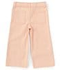 Color:Peach - Image 2 - Little Girls 2T-6X Flare Leg Pant