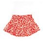 Color:Red - Image 1 - Little Girls 2T-6X Floral Print Skirt