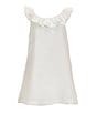 Copper Key Little Girls 2T-6X Flowy Easy Dress, Color:White - Image 1