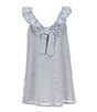 Copper Key Little Girls 2T-6X Flowy Easy Dress, Color:Light Blue - Image 2