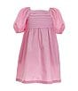 Color:Pink - Image 1 - Little Girls 2T-6X Pink Pleated Dress