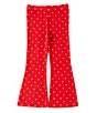 Color:Red - Image 1 - Little Girls 2T-6X Polka-Dot Pants