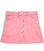 Copper Key Little Girls Button Front Skirt - Image 1