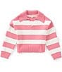 Copper Key Little Girls Fisherman Sweater - Image 2