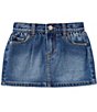 Copper Key Little Girls Flip Out Denim Skirt - Image 1