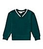 Copper Key Little Girls Lounge Life V-Neck Sweatshirt - Image 5