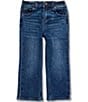 Copper Key Little Girls Straight Leg Denim Jeans, Color:Dark Wash - Image 1
