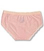 Color:Pink - Image 2 - Little/Big Girls 6-16 Seamless Lace Trimmed Dot Panty