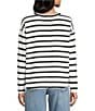 Copper Key Long Sleeve Stripe Brush Knit Tee - Image 2
