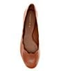 Color:Cara Luggage - Image 5 - Lovely Leather Scalloped Flats