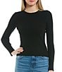 Color:Black - Image 1 - Perfect Layer Long Sleeve Top