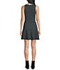 Copper Key Plaid Mini Dress - Image 2