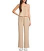 Copper Key Pull-On Wide Leg Pants, Color:Taupe - Image 3