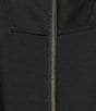 Copper Key Quarter Zip Romper, Color:Black - Image 3