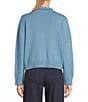 Copper Key Roll Neck Sweater, Color:Denim Blue - Image 2