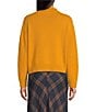 Copper Key Roll Neck Sweater, Color:Gold - Image 2