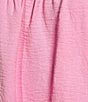 Copper Key Copper Key Coordinating Ruffle Strap Tank Top, Color:Pink - Image 4