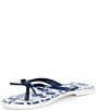 Copper Key Sandy Bow Floral Flip Flops - Image 4