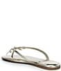 Copper Key Sandy Bow Metallic Flip Flops - Image 3