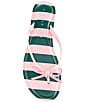 Copper Key Sandy Bow Striped Flip Flops - Image 5