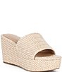 Copper Key Seaside Raffia Platform Wedge Slide Sandals - Image 1