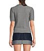 Copper Key Short Sleeve Cable Knit Sweater - Image 2