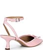 Copper Key Sleek Mini Bow Kitten Heel Pumps - Image 2