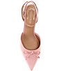 Copper Key Sleek Mini Bow Kitten Heel Pumps - Image 5