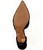 Copper Key Sleek Suede Mini Bow Kitten Heel Pumps - Image 6