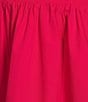 Copper Key Square Neck Puff Sleeve Dress, Color:Azalea - Image 3