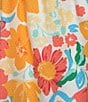 Color:Multi - Image 3 - Strappy Floral Print Halter Dress
