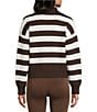 Copper Key Stripe Collared Sweater - Image 6
